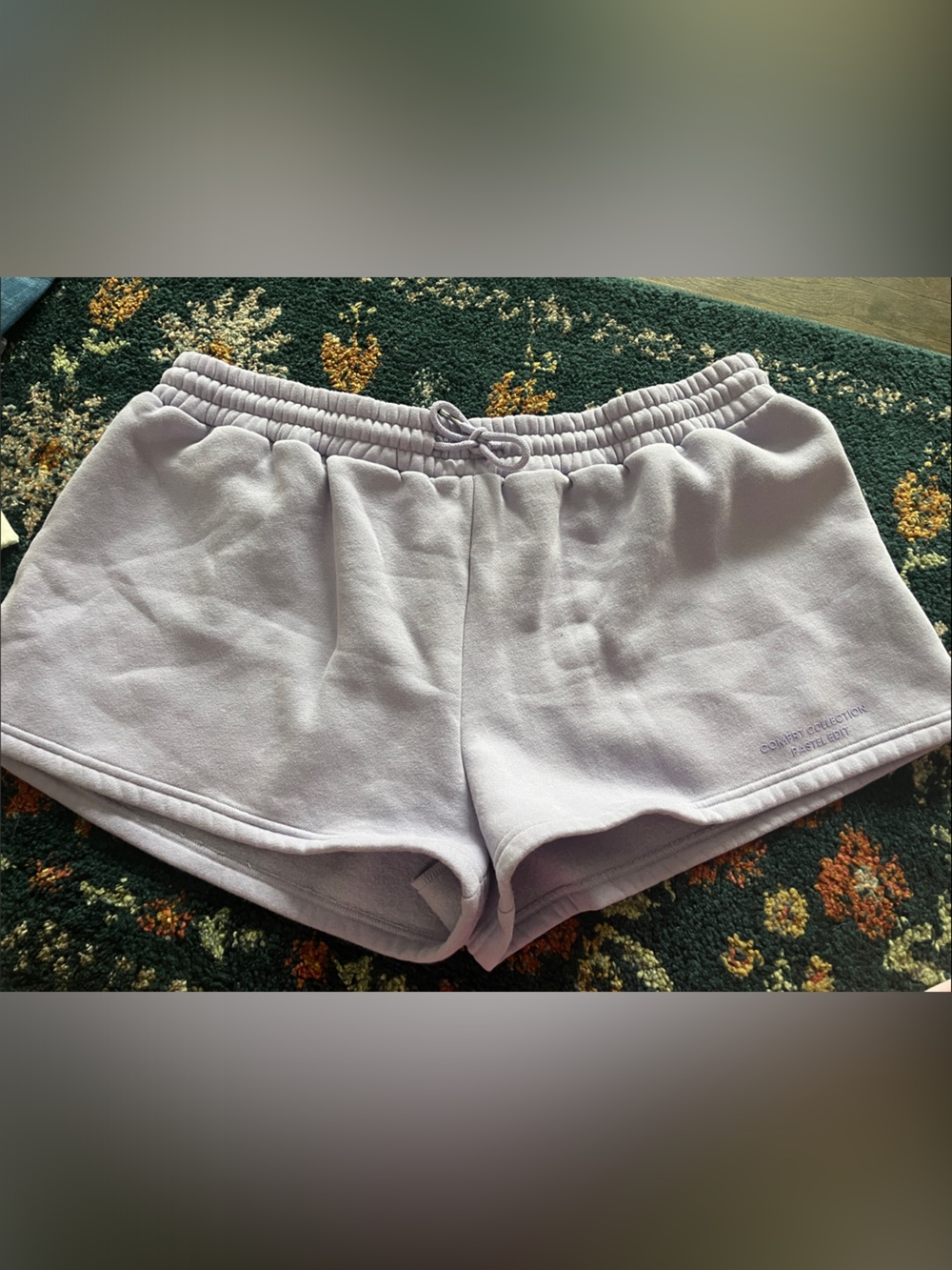 Comfrt Lavender Women's Cozy Lounge Shorts with Elastic Waist shorts